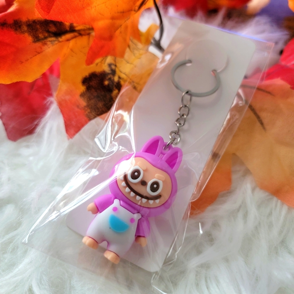 Mini Monster Action Figure Keychain Bag Accessory